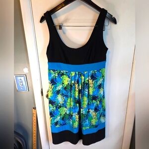 Sleeveless Dress Size 6 Colorful Abstract Print JBS LIMITED